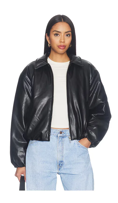 Faux Leather Jacket