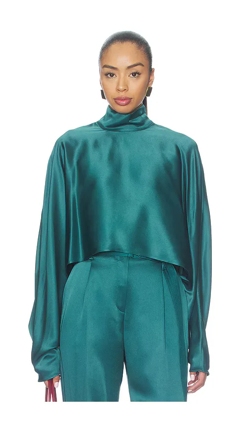Satin Caftan Top