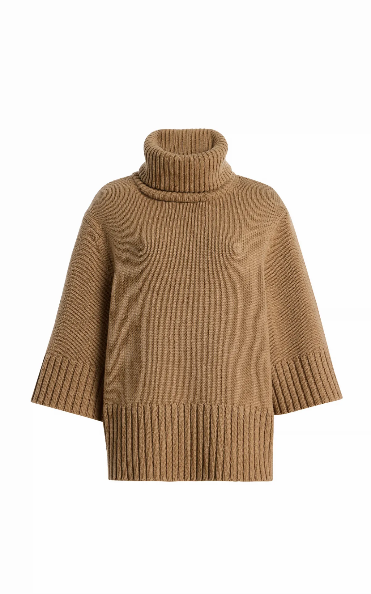 Funnel-Neck Cashmere Sweater