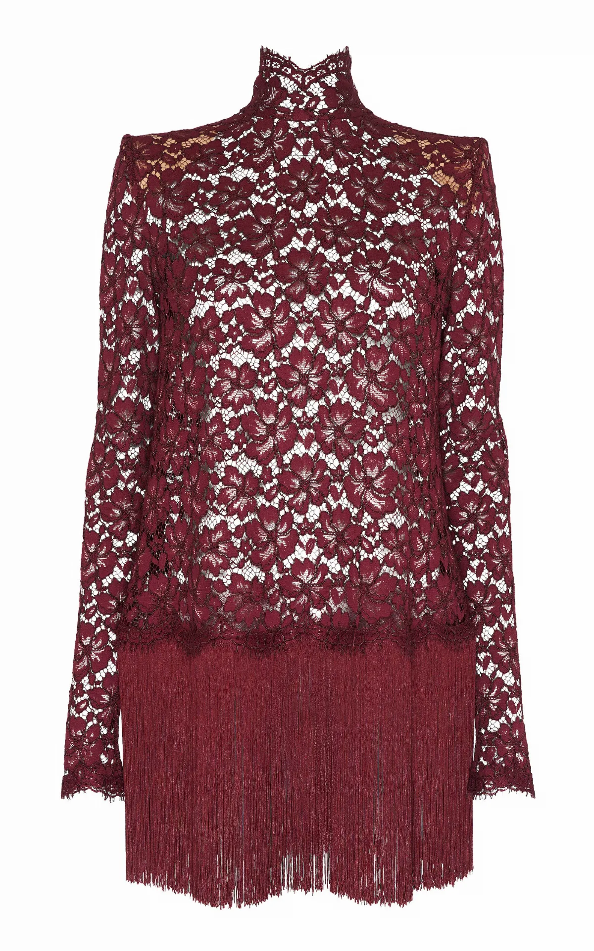 Fringed Lace Top by Juozas Statkevicius
