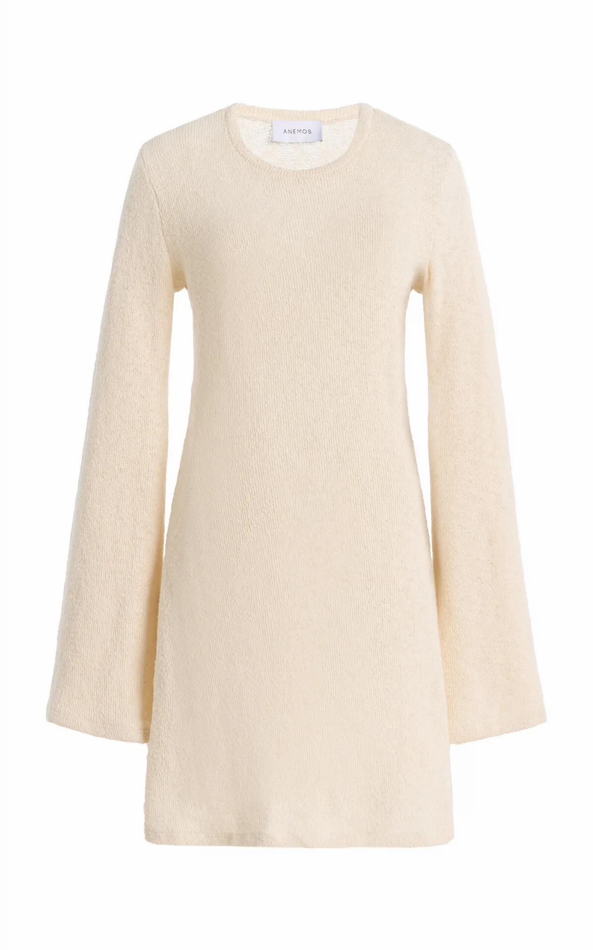The Bell Sleeve Crocheted Cotton Mini Dress by Anemos