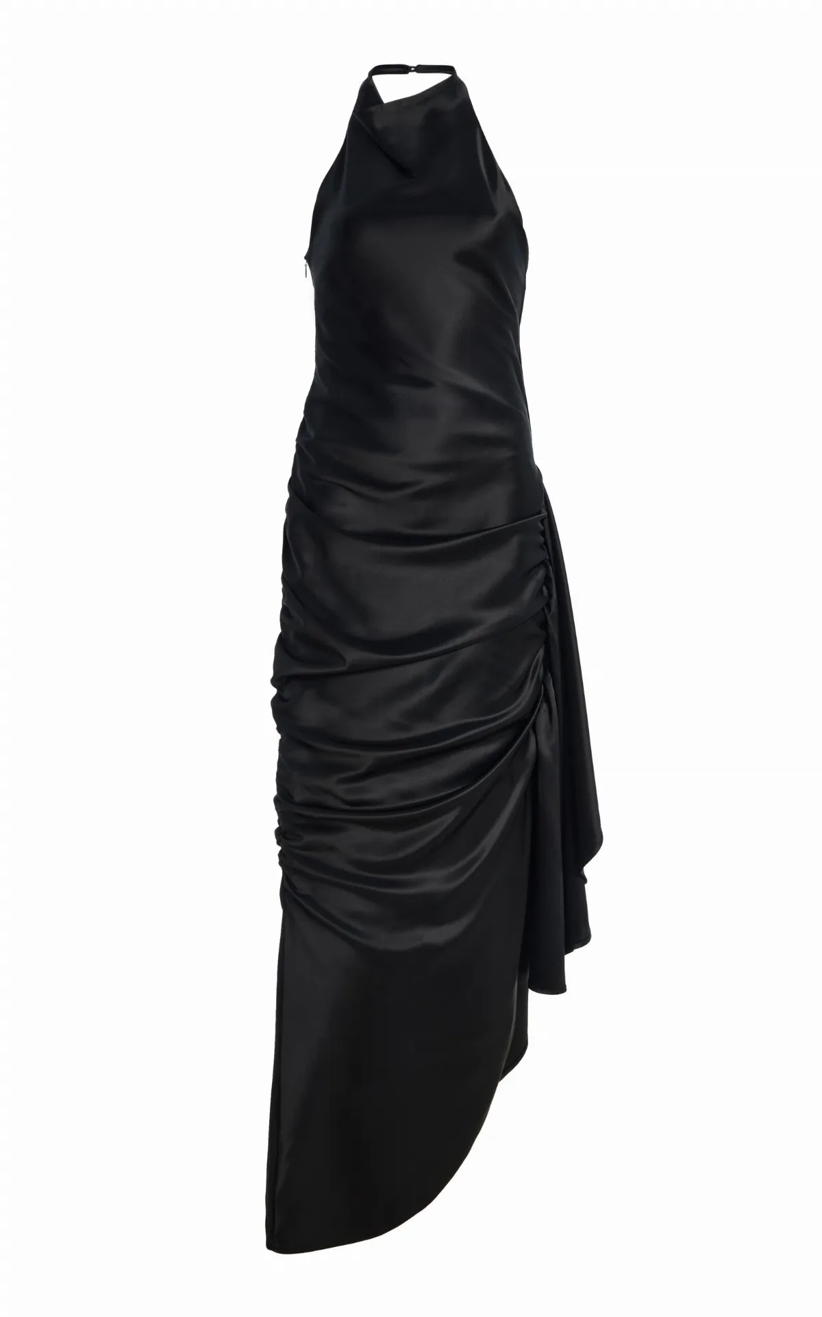 Mase Ruched Satin Maxi Dress