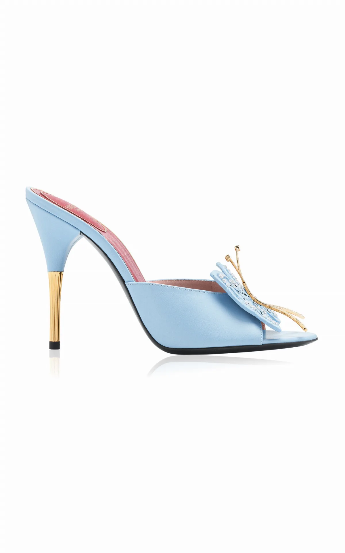 Flutterby Leather Mules by Valentino Garavani