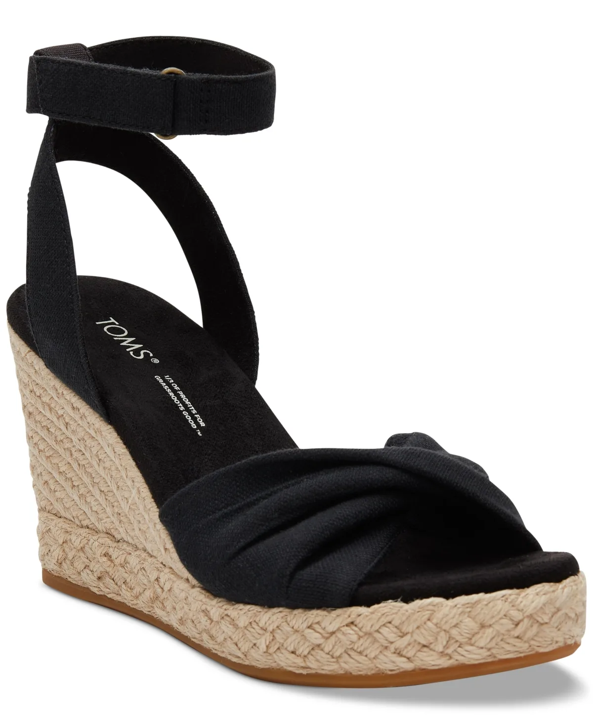 Marisela Twist Platform Espadrille Wedge Sandals by Toms