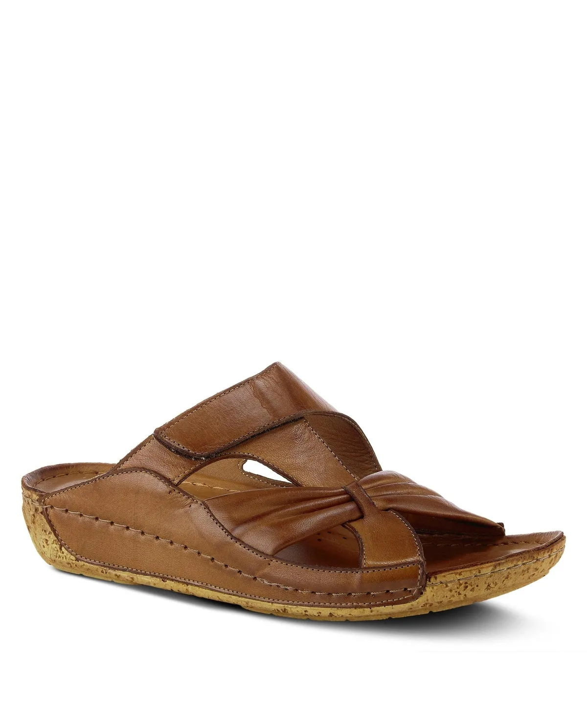 Style Gretta Leather Slide Sandal by Spring Step