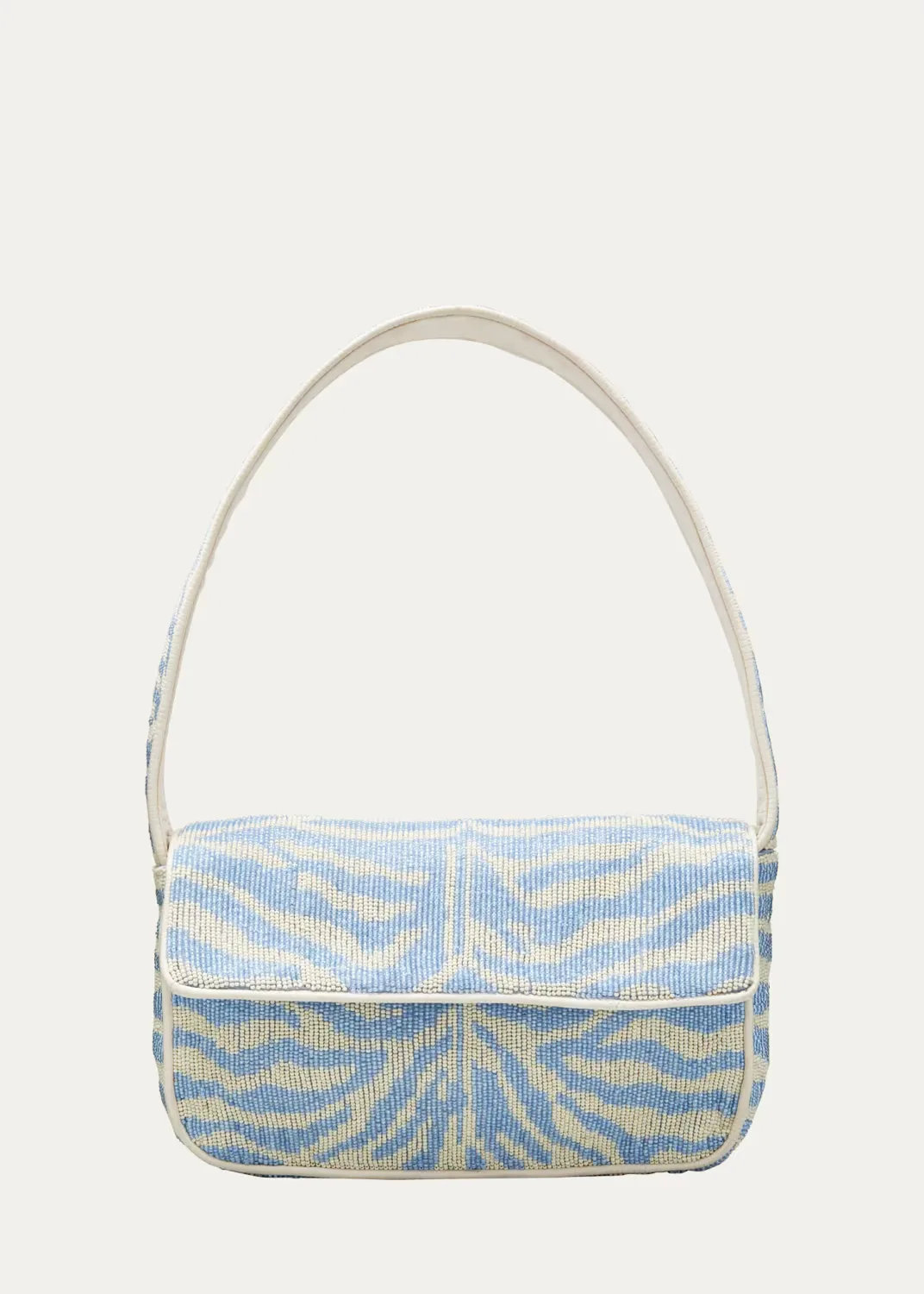 Tommy Two-Tone Beaded Shoulder Bag