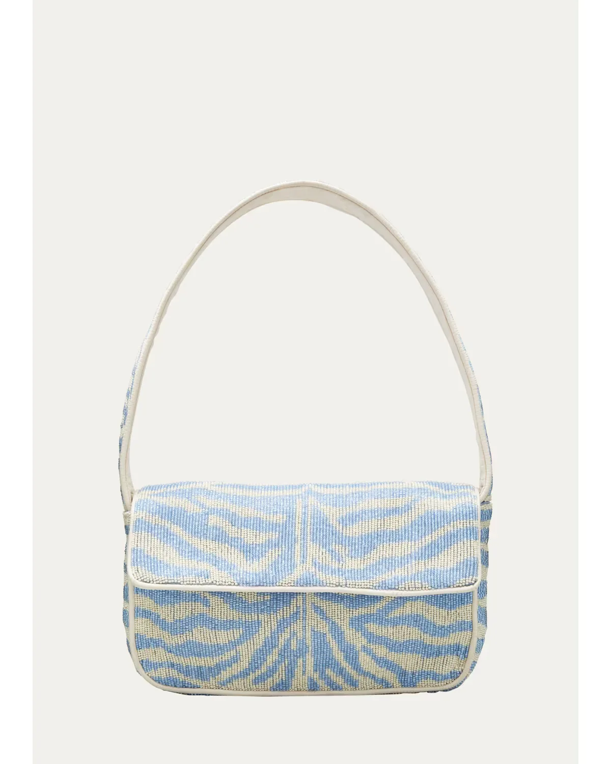 Tommy Two-Tone Beaded Shoulder Bag by STAUD