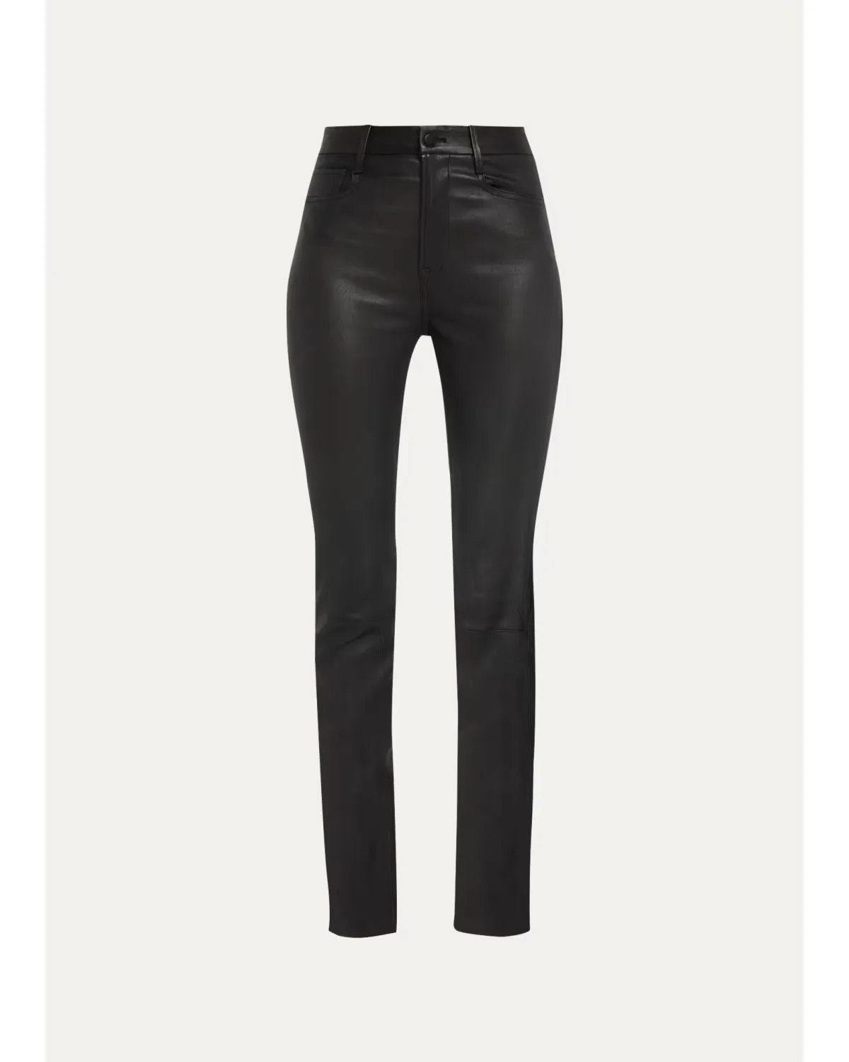 Bootcut Stretch Leather Pants by Vince