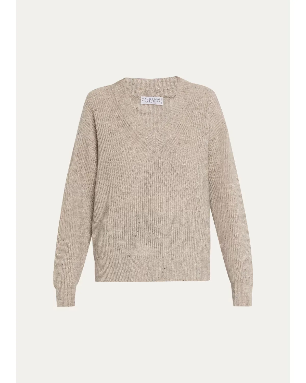 Shimmering Cashmere-Mohair Crewneck Sweater by Brunello Cucinelli