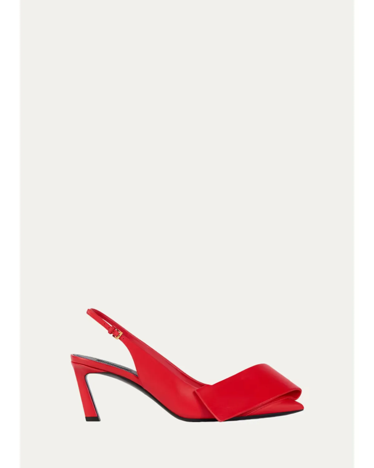 65mm Twist Leather Slingback Pumps by GIVENCHY