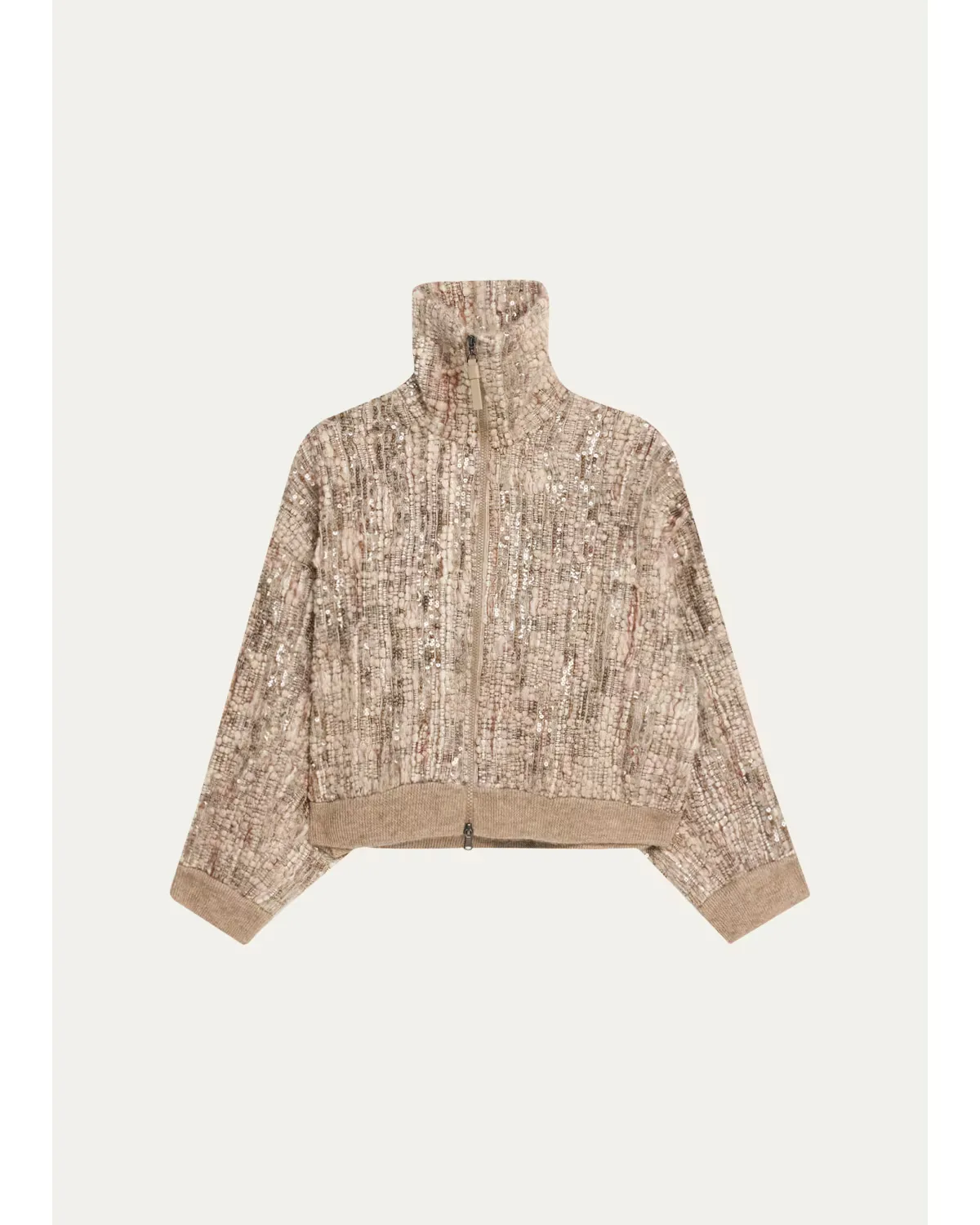 Sequined Mohair Cardigan by Brunello Cucinelli