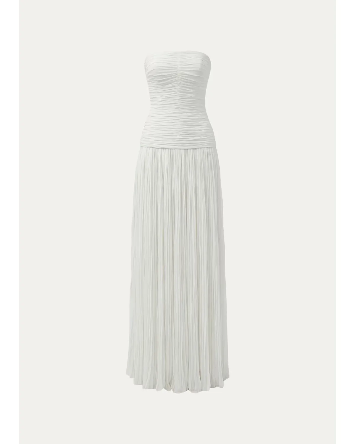 Danielle Strapless Crinkle Jersey Bustier Gown by SIMKHAI
