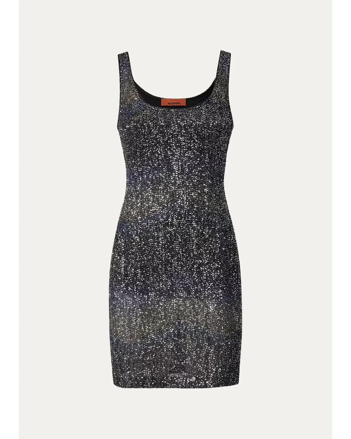 Sleeveless Degrade Sequined Knit Mini Dress by Missoni
