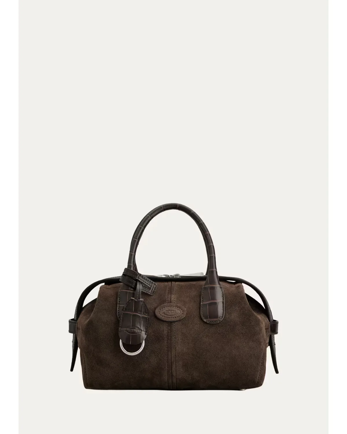 Mini Suede Bowling Bag by Tod's