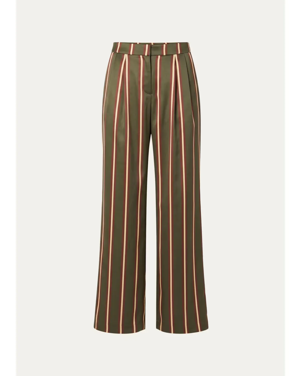 Marlowe Striped Satin Pants by SEROYA