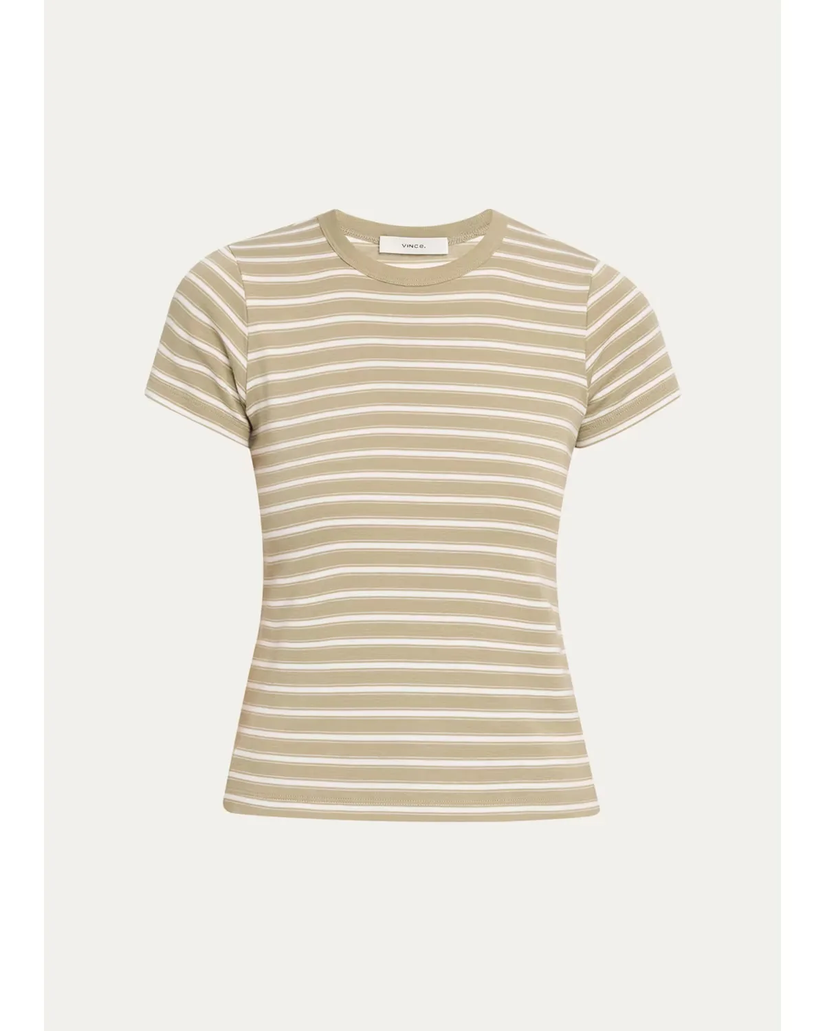 Stripe Shrunken Tee by Vince