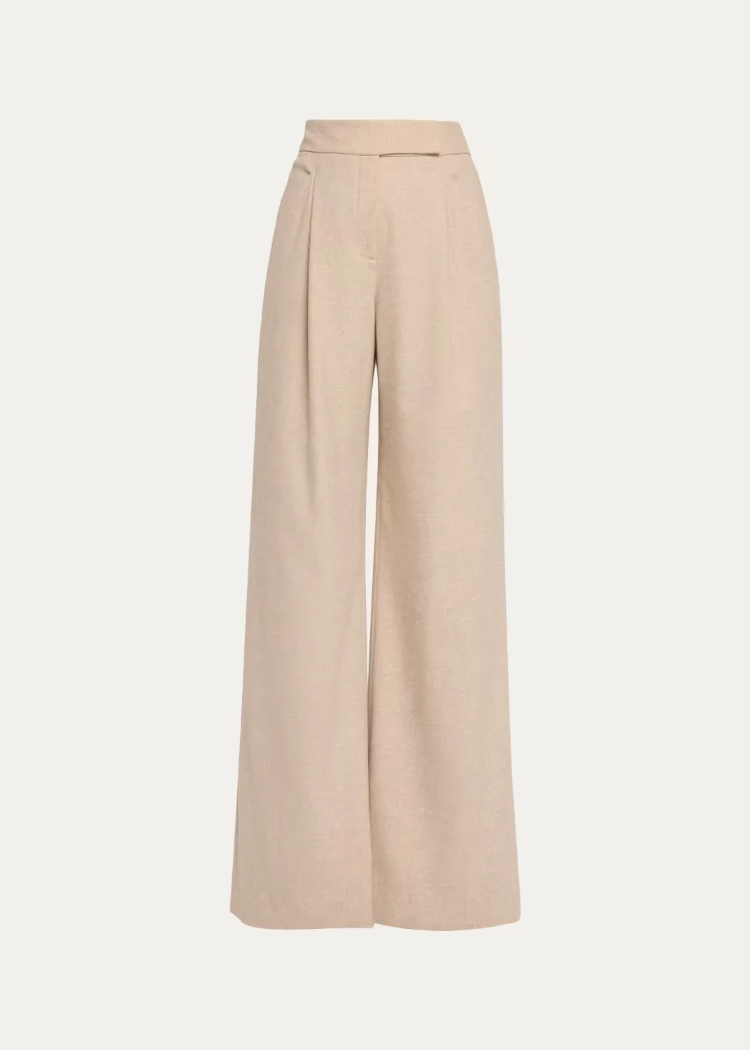 Holt Stretch-Cotton Wide-Leg Pants