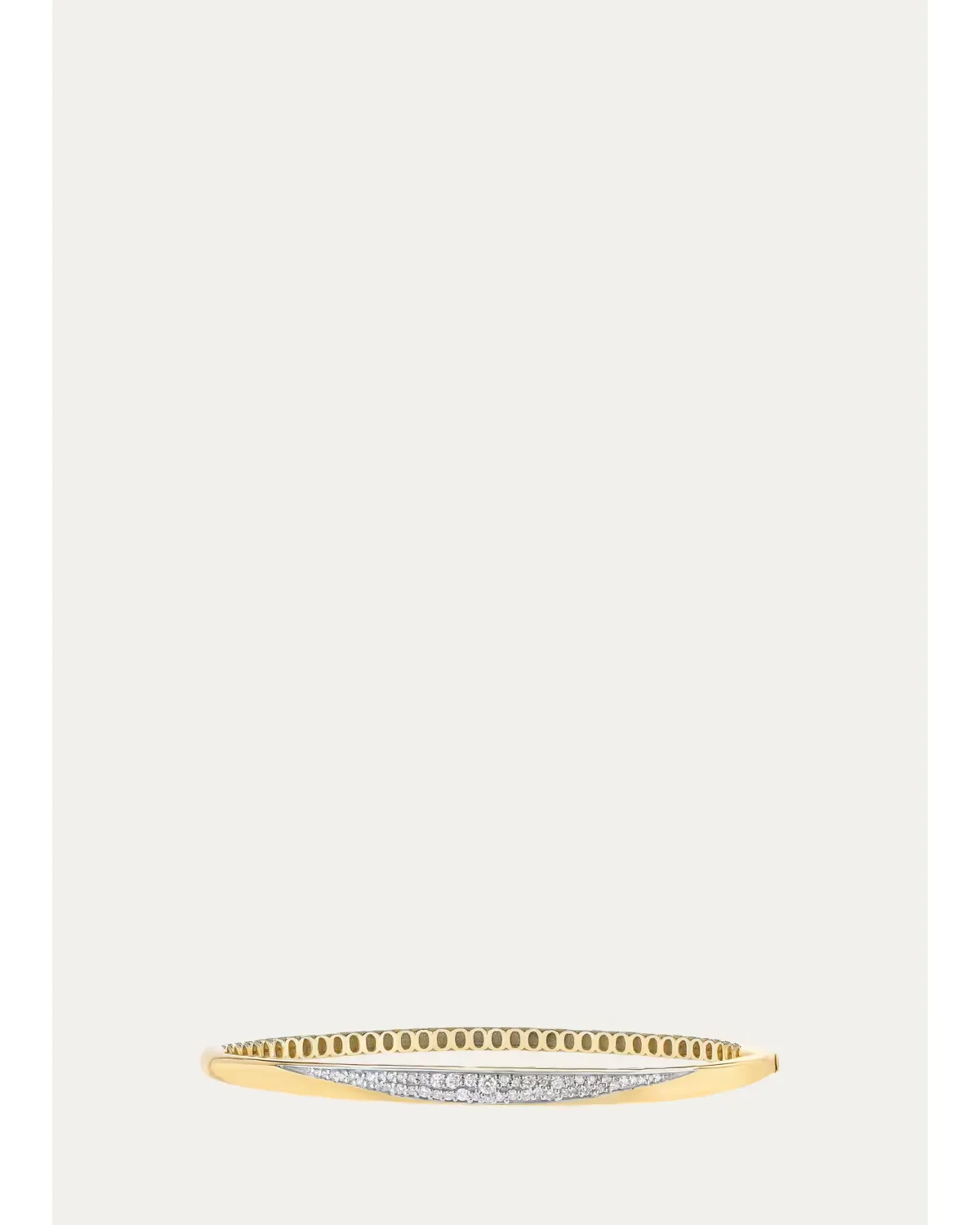 14K Graduated Diamond Hinge Bracelet