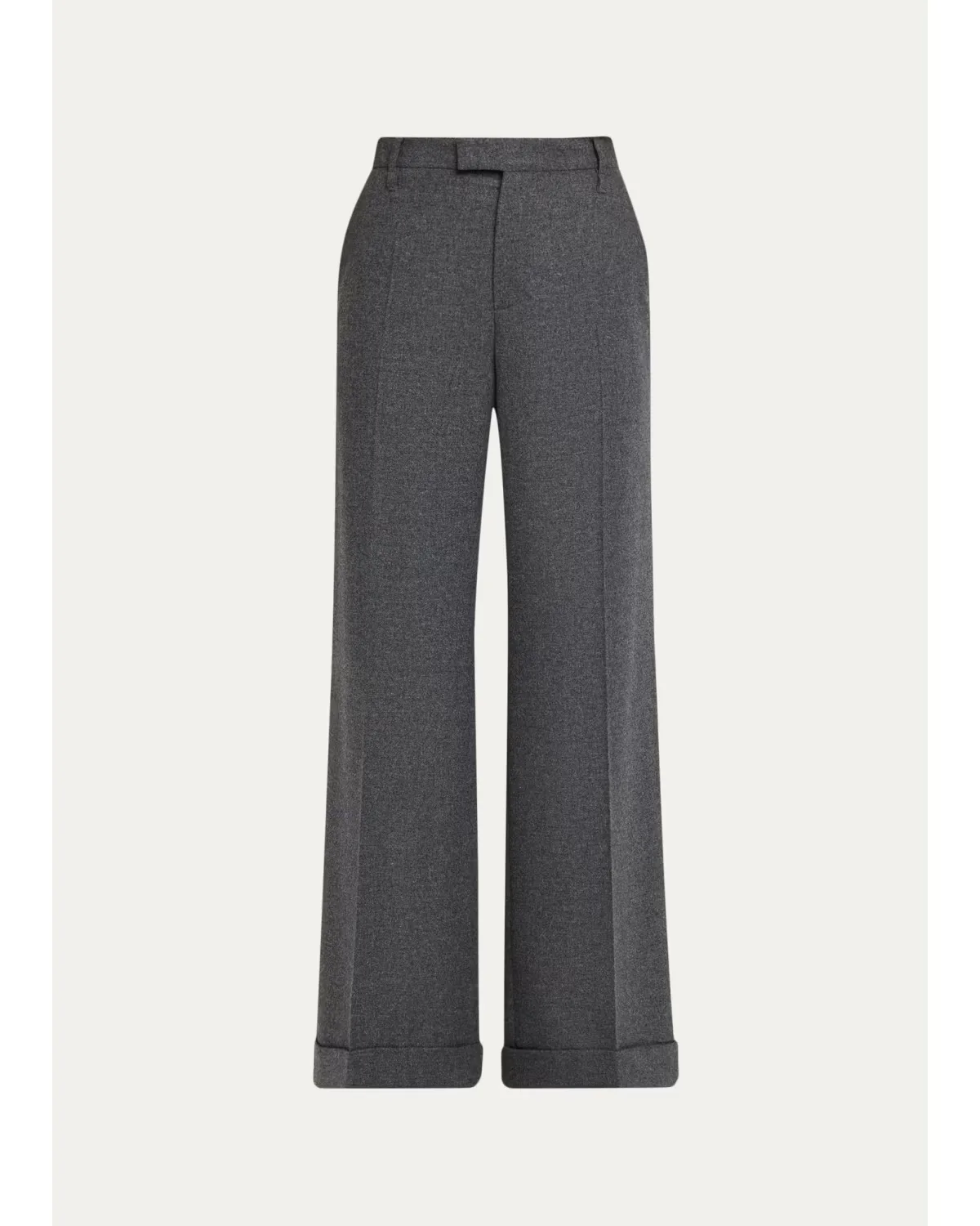Cashmere-Wool Wide-Legs Trousers by Brunello Cucinelli