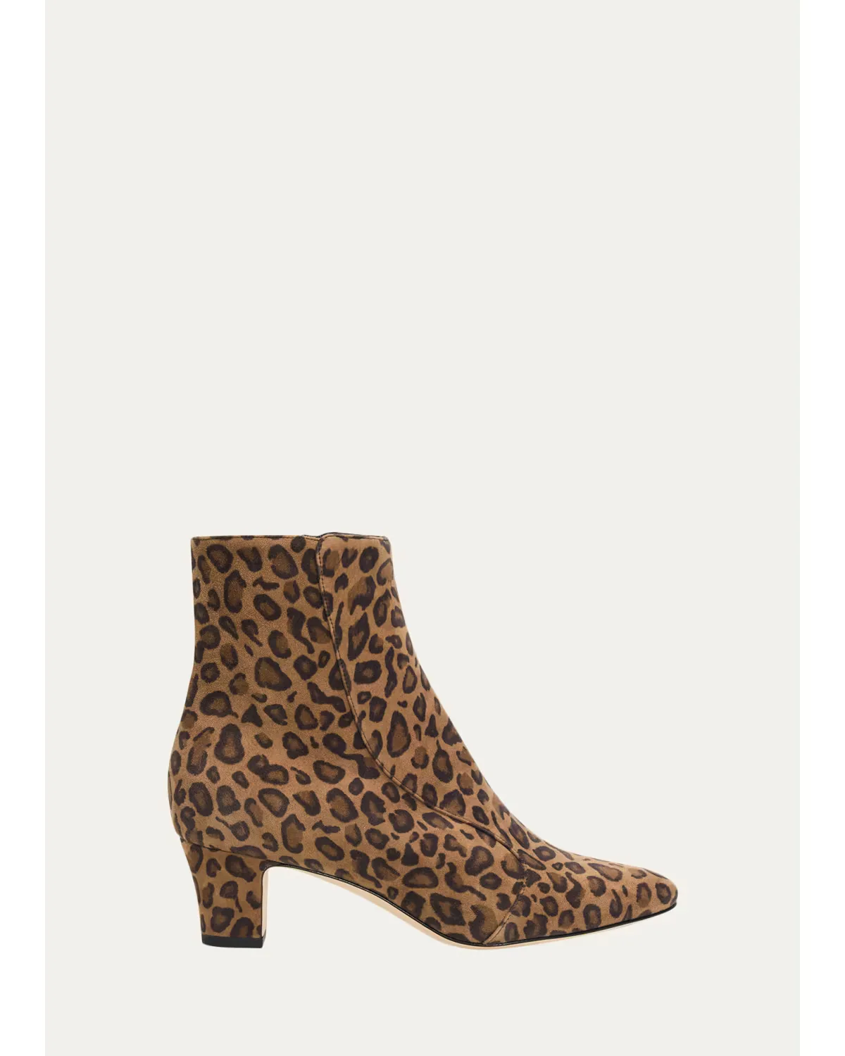 50mm Myconia Leopard-Printed Suede Ankle Boots by Manolo Blahnik