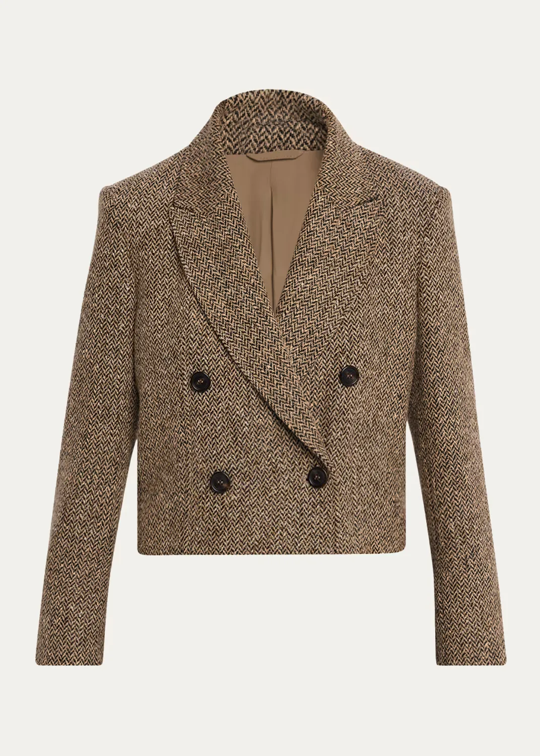 Sparkling Wool Herringbone Blazer