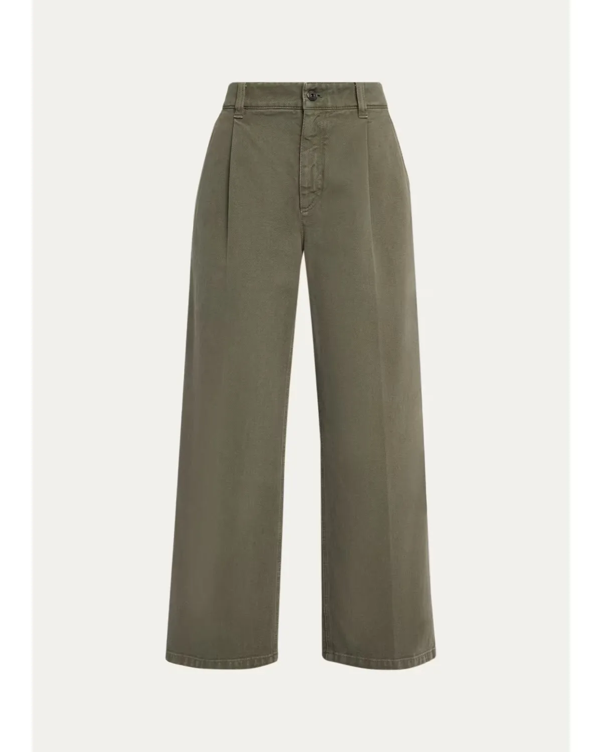 Garment Dye Straight-Leg Ankle Pants by Brunello Cucinelli