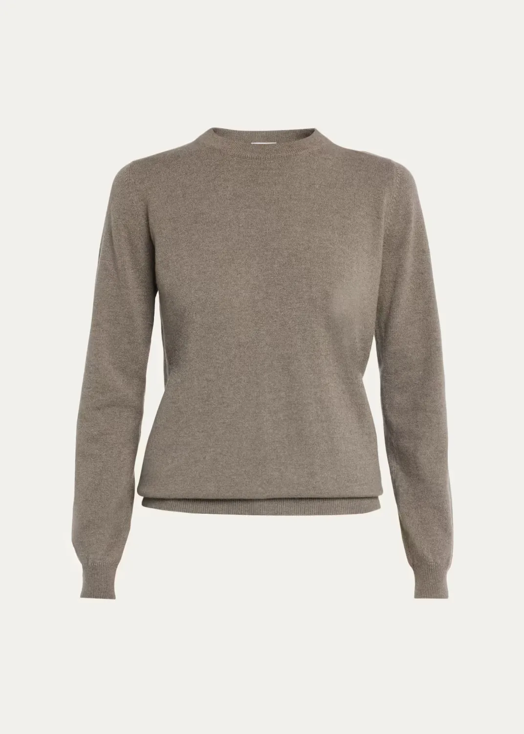 Cashmere Fitted Crewneck Sweater