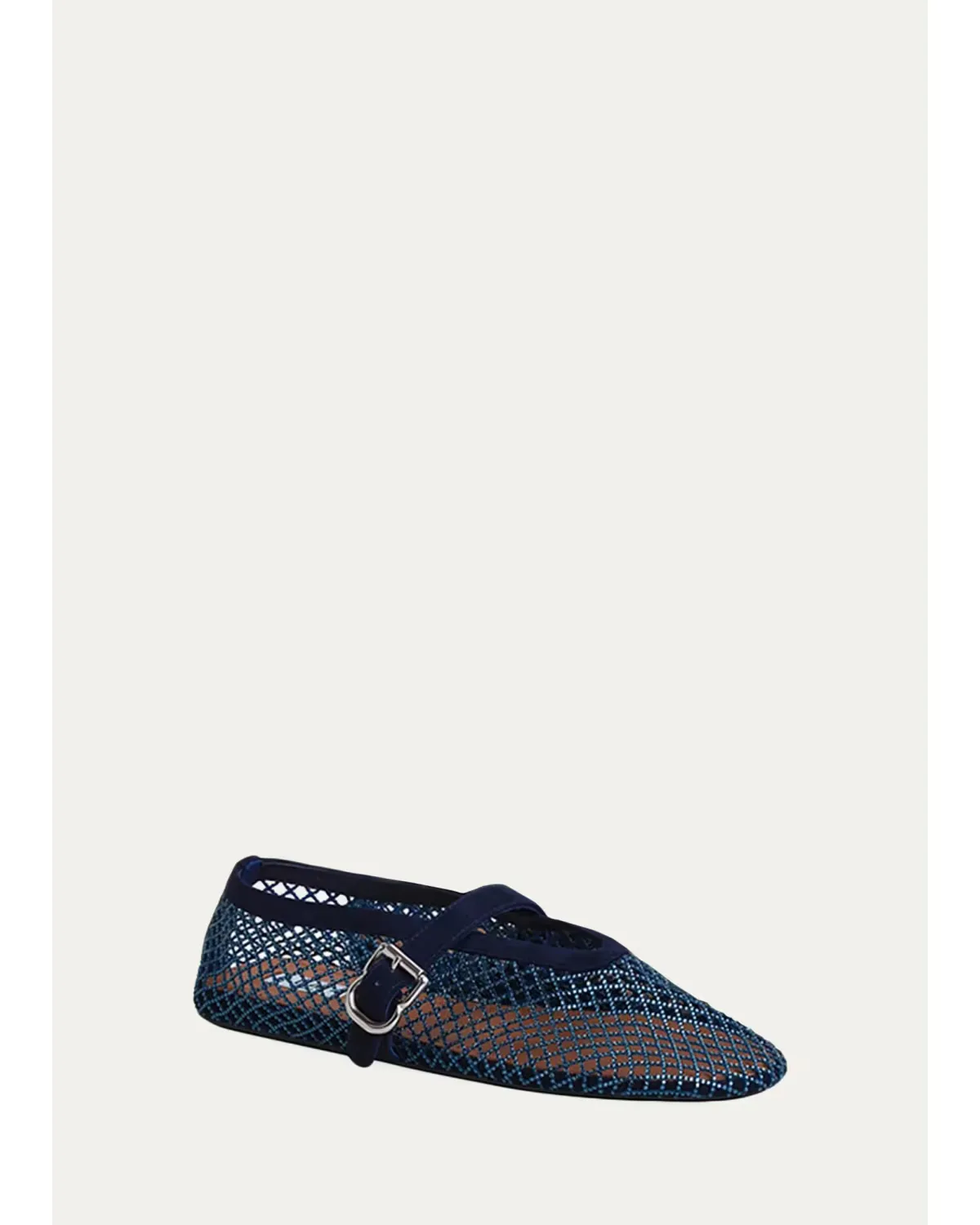 Crystal Mesh Ballet Flats by ALAA