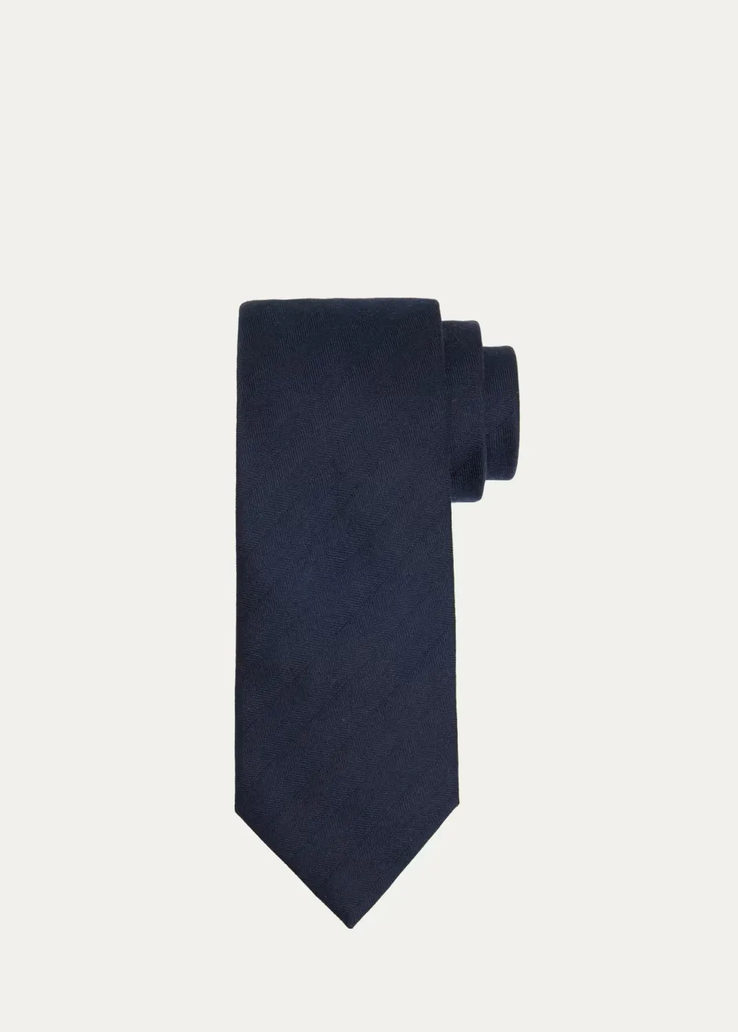 Wool and Silk Herringbone Tie