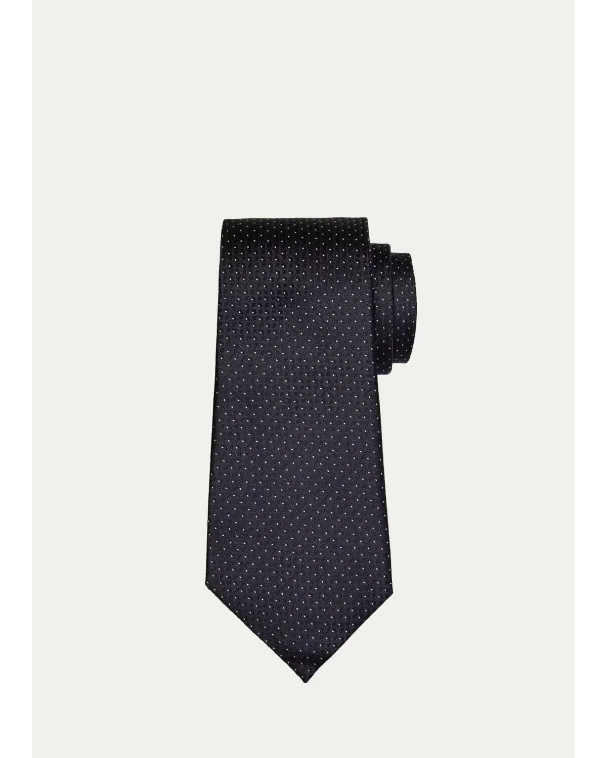 Silk Pindot Tie by ZEGNA