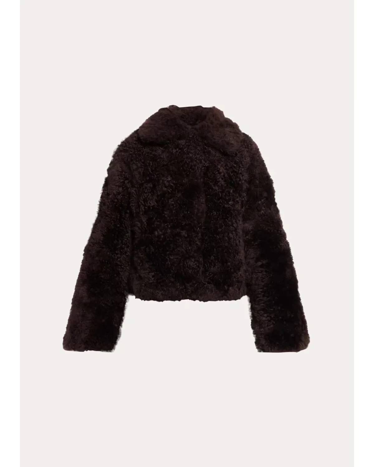 Goat Fur Short Coat by Yves Salomon
