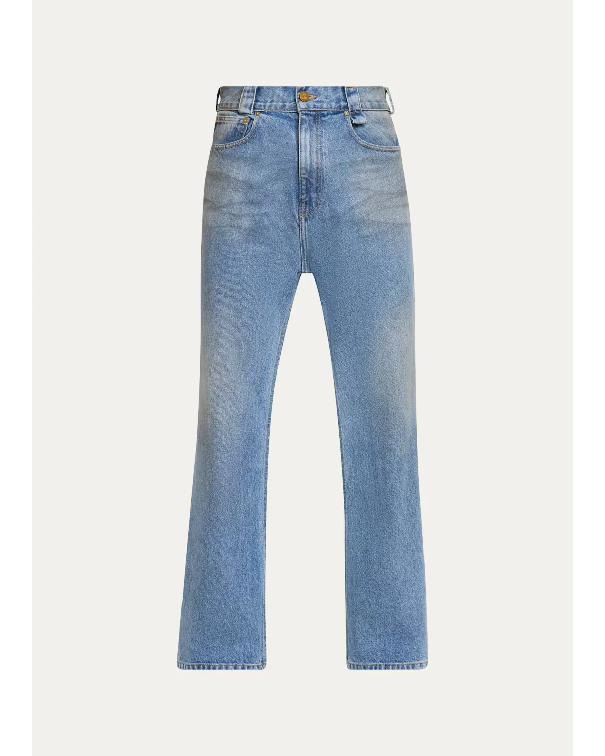 Flared Denim Jeans by Willy Chavarria