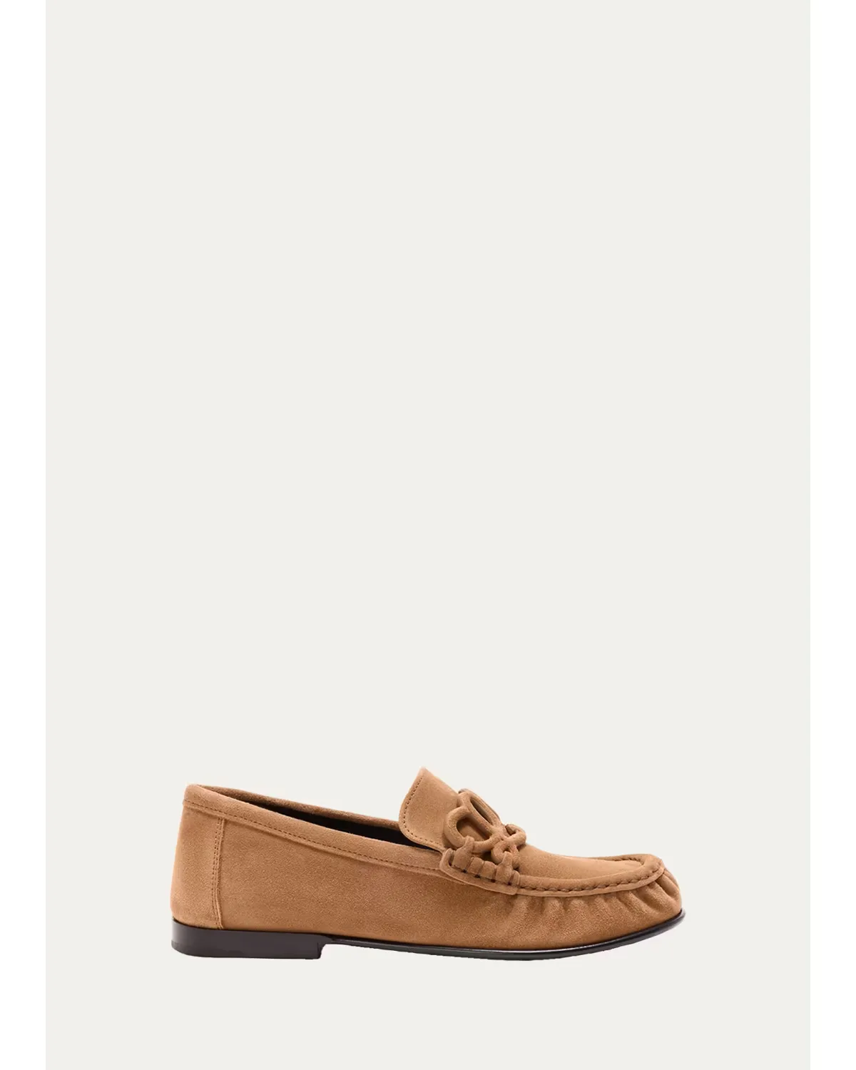 Double L Suede Loafers by LOEWE