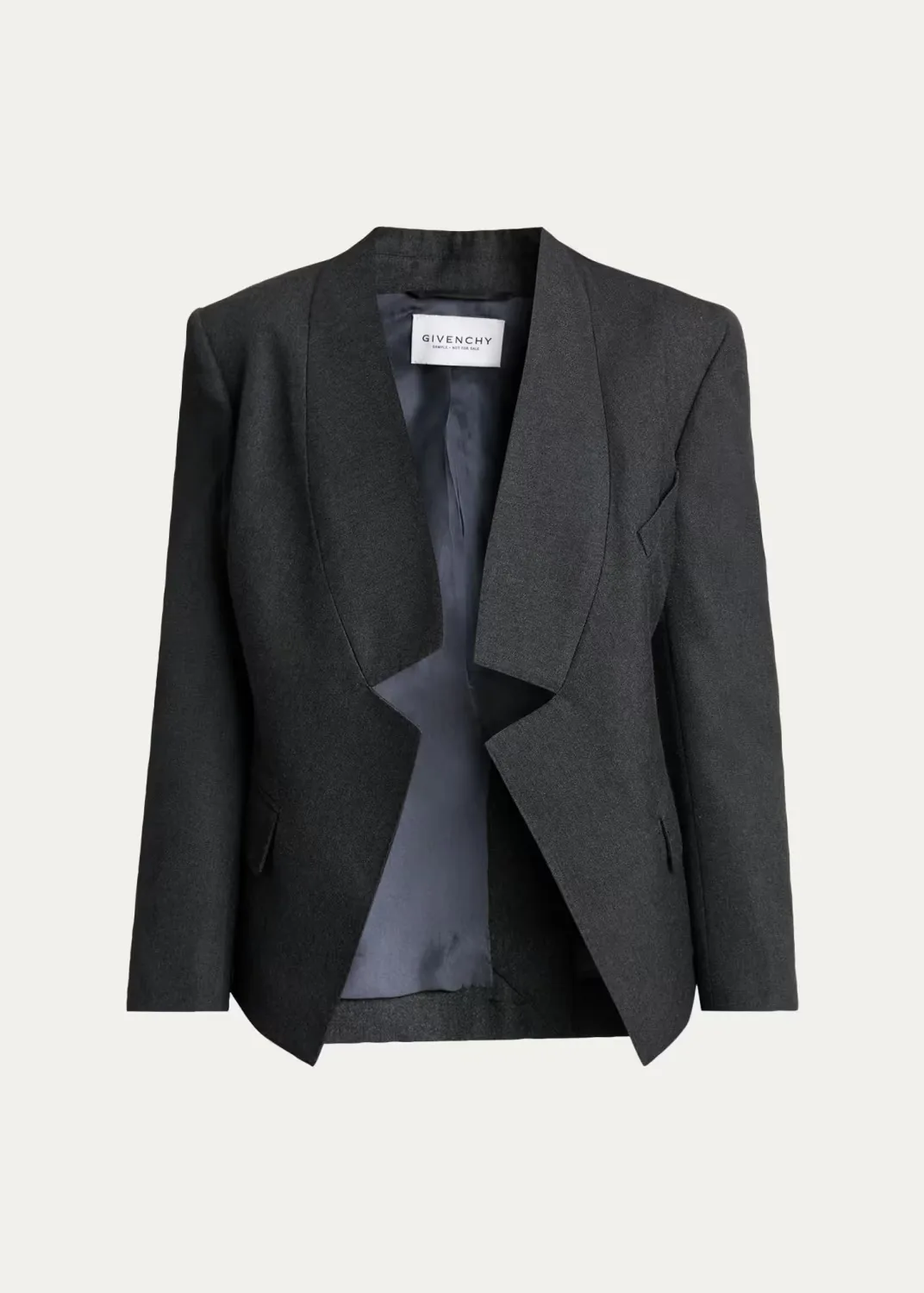 Reverse Lapel Wool Jacket