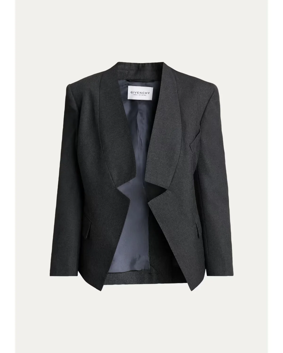Reverse Lapel Wool Jacket by GIVENCHY