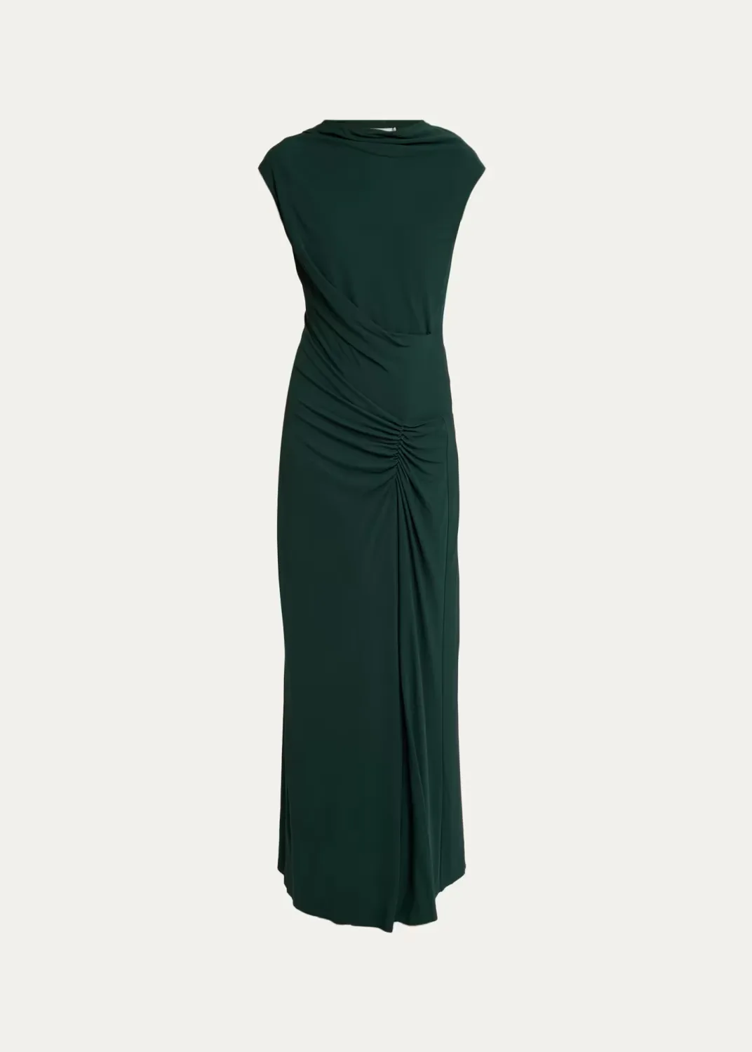 Acacia Draped Jersey Maxi Dress