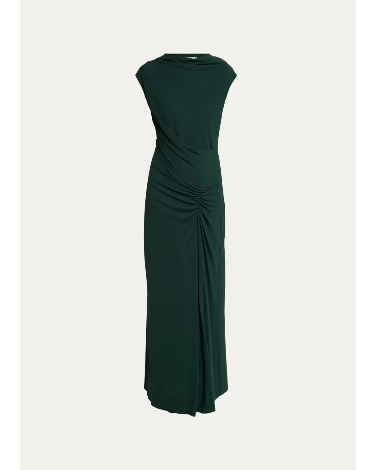 Acacia Draped Jersey Maxi Dress by SIMKHAI