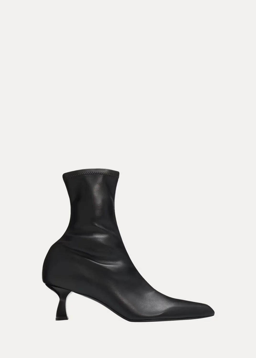60mm Stretch Leather Booties