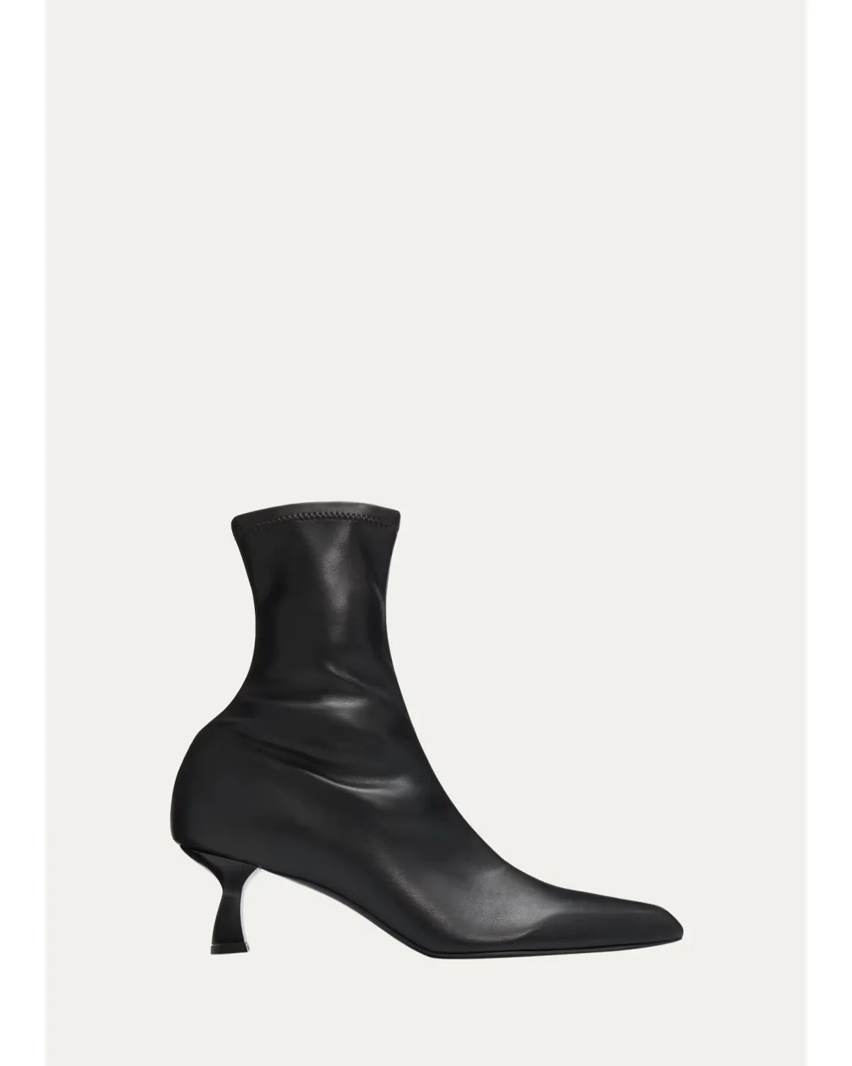 60mm Stretch Leather Booties