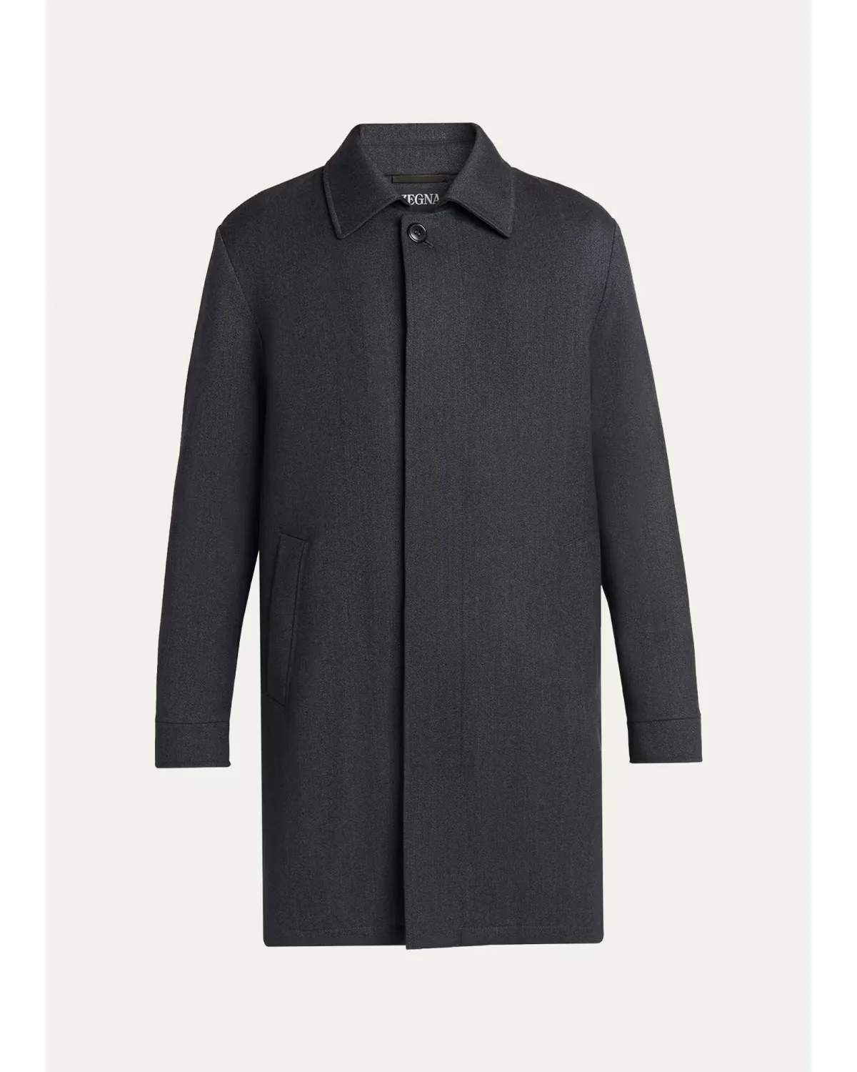 Wool Melange Overcoat by ZEGNA