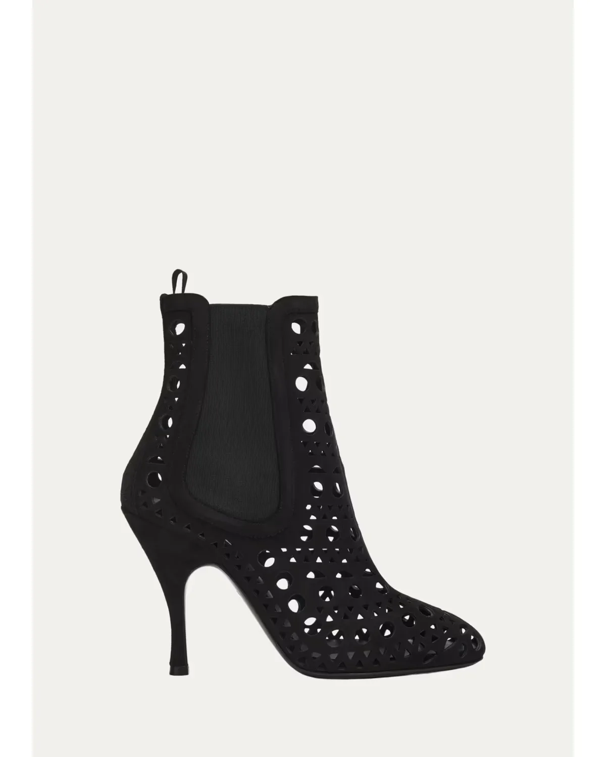 100mm Vienne Lasercut Suede Booties by ALAA