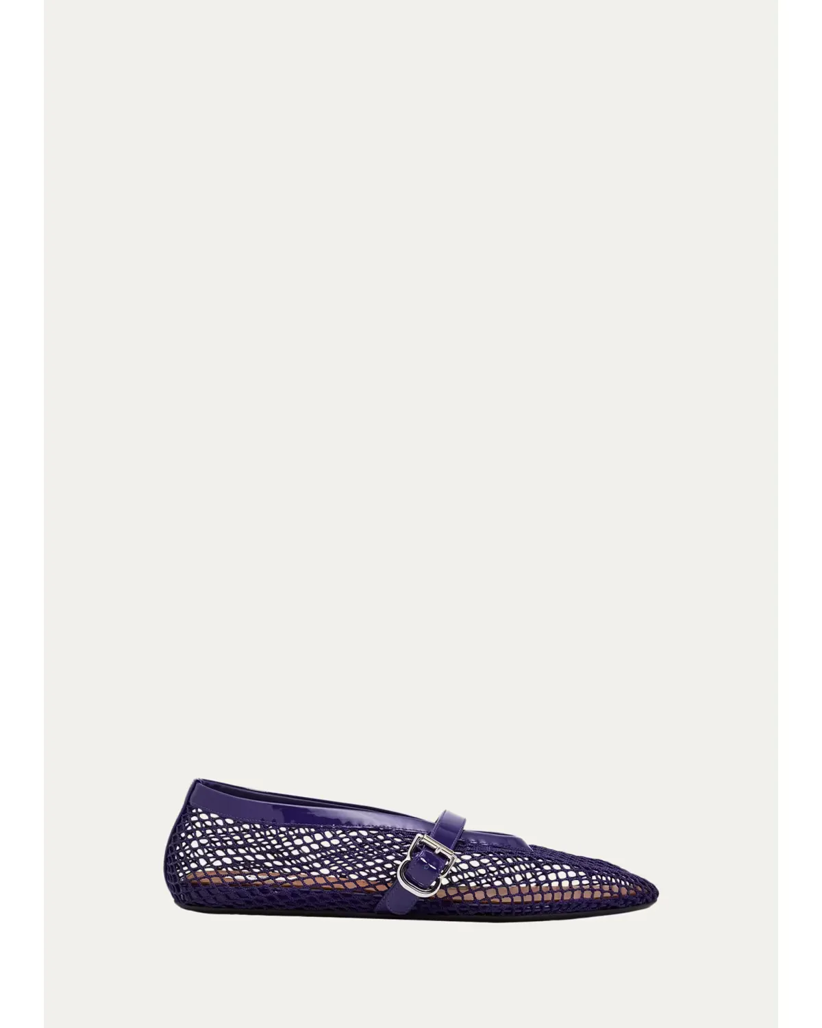 Mesh Mary Jane Ballerina Flats