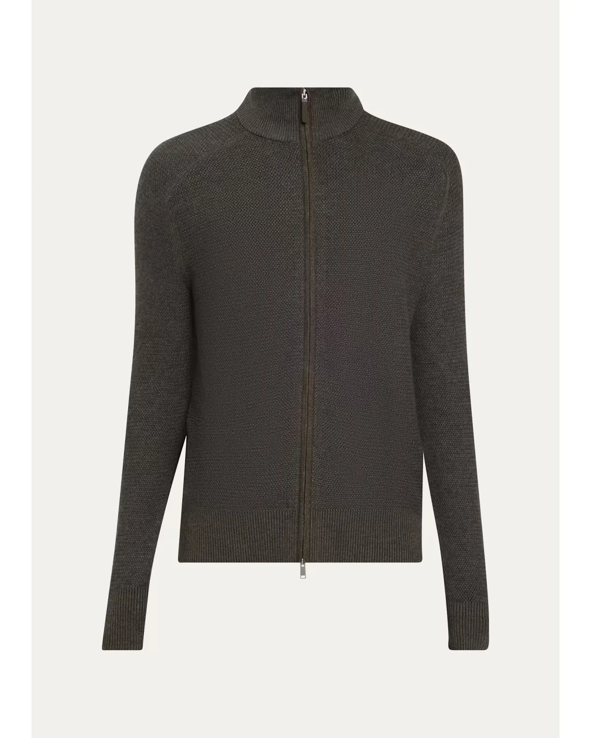 14GG Cashseta Full-Zip Sweater by ZEGNA