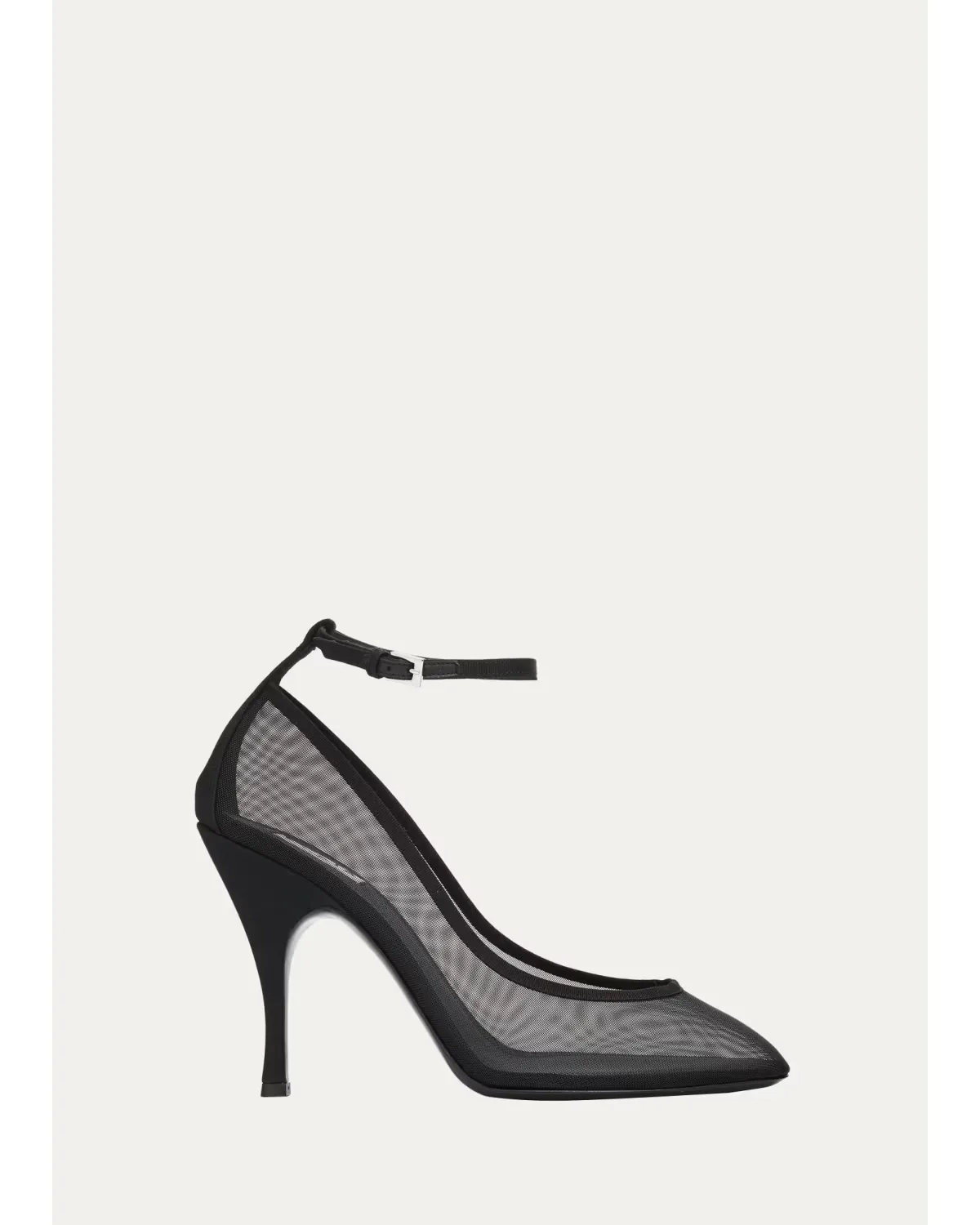 100mm Mesh Ankle-Strap Pumps by ALAA