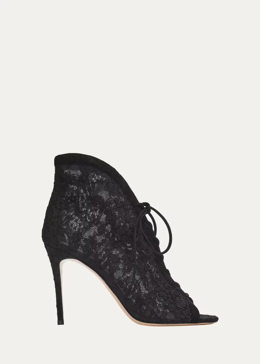 95mm Floral Lace Booties