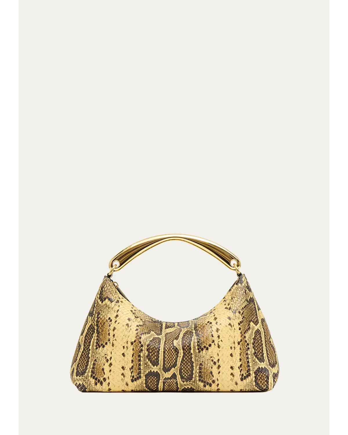 Rhea Metal Handle Hobo Bag by Mansur Gavriel