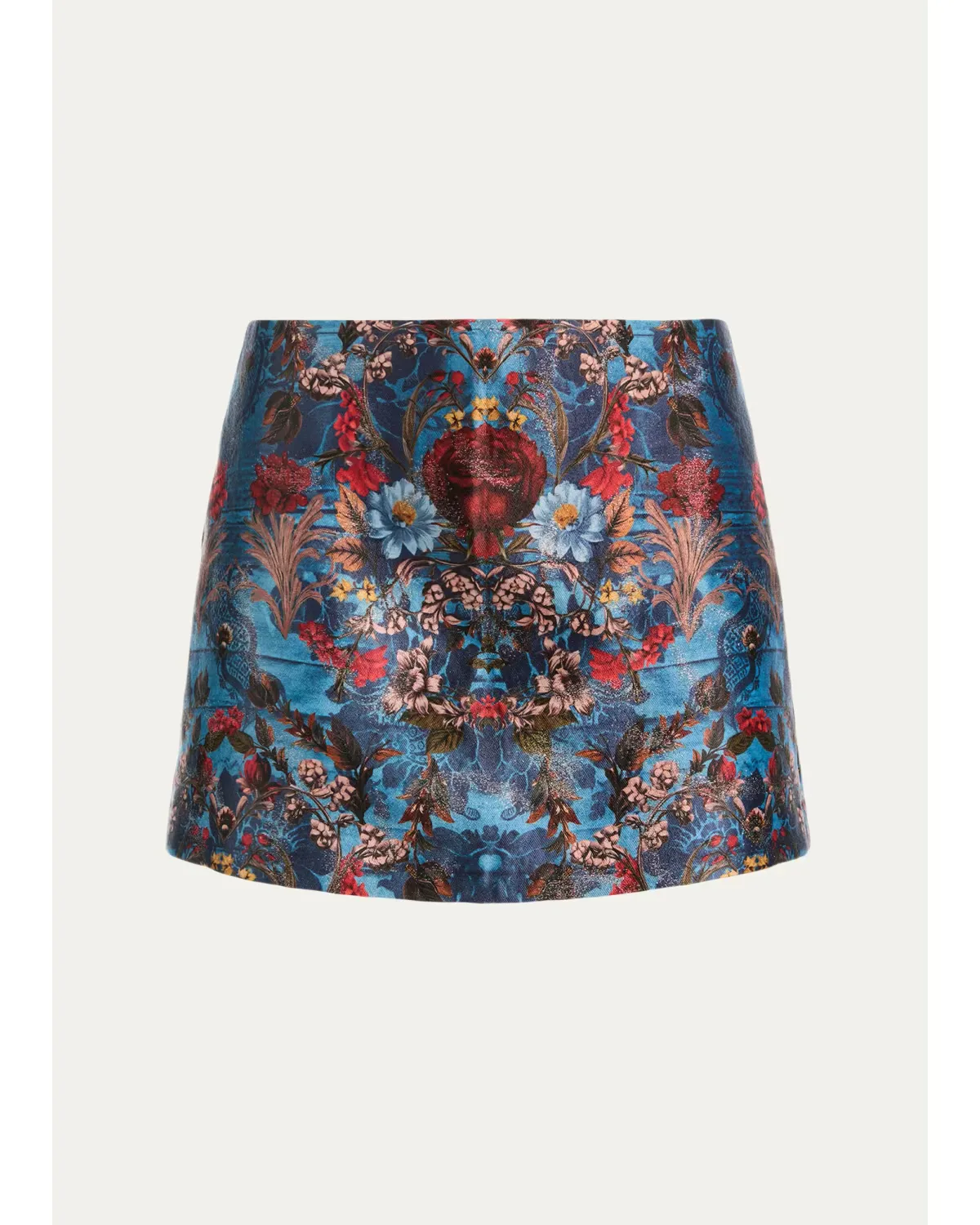 Mace High-Rise Jacquard Mini Skort by Alice + Olivia