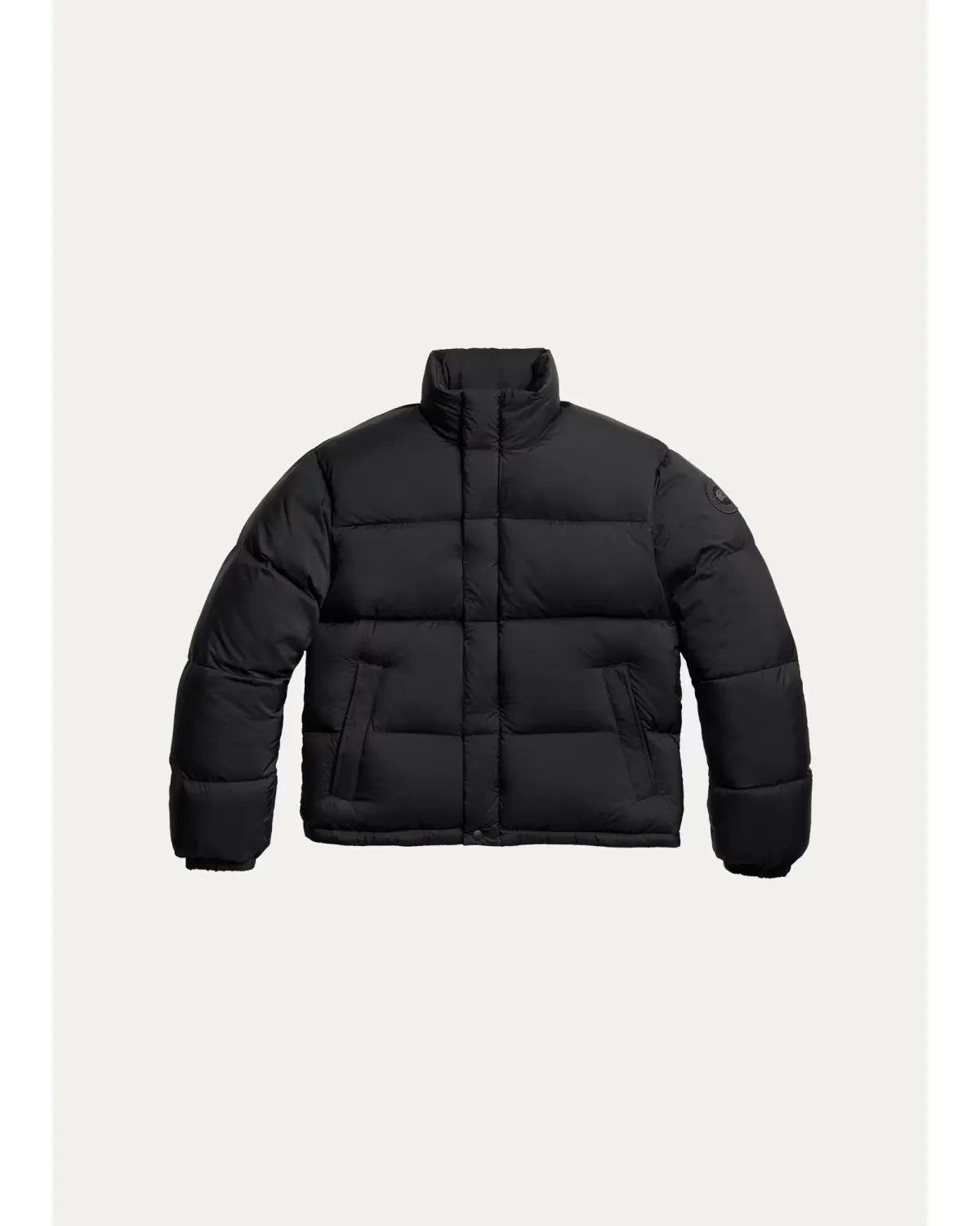 Sterling Quilted Down Short Nylon Puffer Jacket by Canada Goose