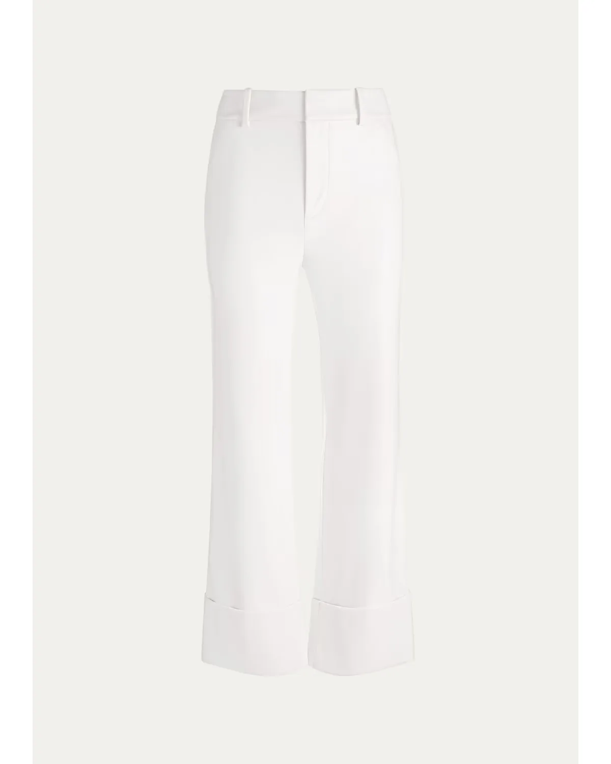 Alexander Vegan Leather Cuffed Pants by Alice + Olivia