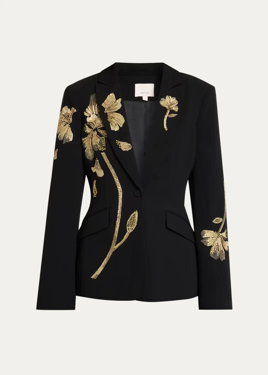 Gilded Peony Tailored Blazer
